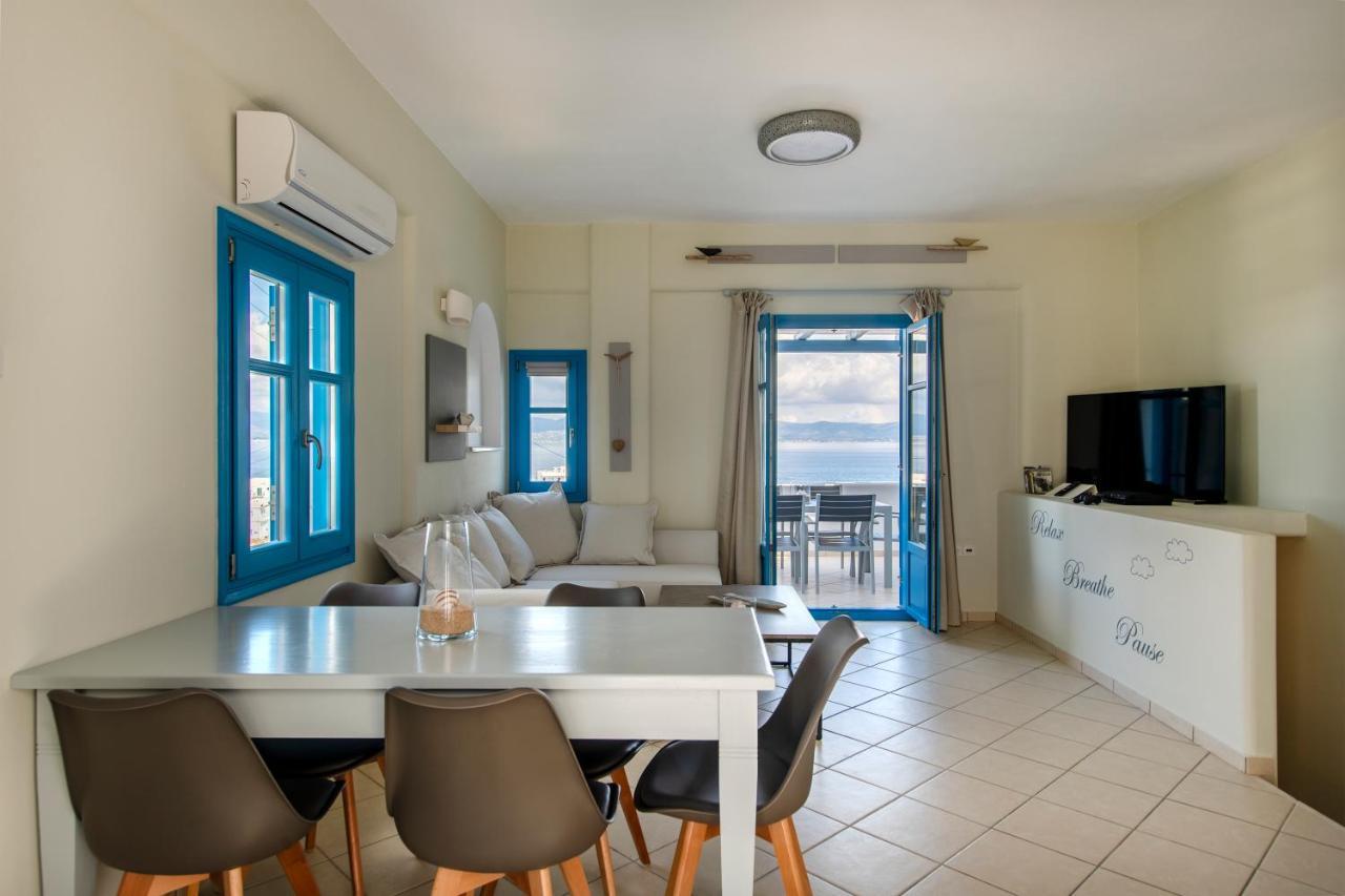 Splash With Amazing Sea Views In Piso Livadi Extérieur photo
