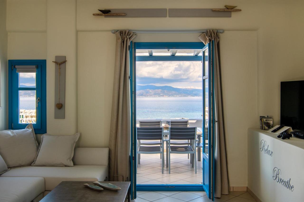 Splash With Amazing Sea Views In Piso Livadi Extérieur photo
